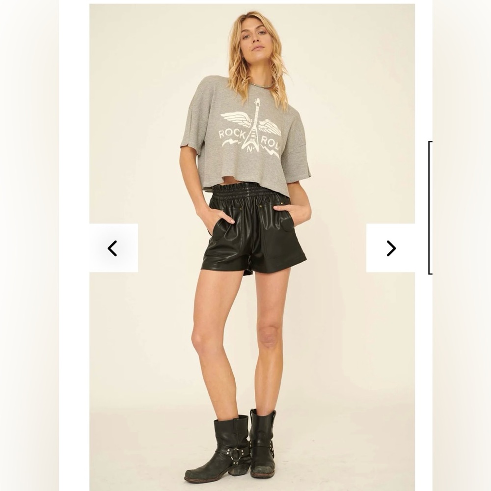 Promesa Faux Leather Shorts